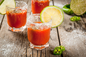 Love pickleback chasers? Try a Bloody Mary Chaser!