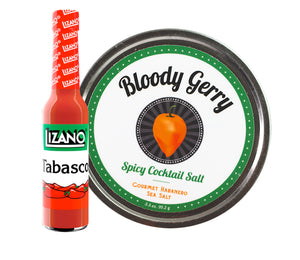 Bloody Gerry Lizano Tabasco Hot Sauce and Gourmet Habanero Sea Salt Set